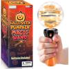 ArtCreativity Light Up Halloween Toys for Kids, Pumpkin Magic Wand, Light Up Toys for Kids with Lights & Spinning Effects, for Kids, Toddlers, and Baby’s, Unique Halloween Party Favors(Light Up)