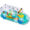 ArtCreativity Light Up School Bus Toy for Toddlers – Bump and Go School Toy Bus with Colorful Spinning Gears, LED Lights, and Music – Autism Sensory Toys for Boys Ages 4 5 6 7 8