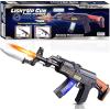 ArtCreativity Light Up Toy Machine Gun with Folding Bayonet – Cool LED, Sound and Vibration Effect – 16 Inch Pretend Play Military Submachine Gun – Toy Guns That Look Realistic