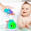 ArtCreativity Light Up Whale Bath Toy Sprinkler – Spraying Whale Bath Toy with 4 Sprinkler Attachments – Baby Bath Toy with Flashing LED Lights in Rainbow Colors – Infant Babies Bath Toy Ages 1 2 3 4