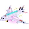 ArtCreativity Light-Up Airplane Toy – Kids Airplane Toy with Takeoff Sounds, LED Lights, and Moving Wheels – Bump and Go Action, for Kids Ages 4-8, Boys and Girls Birthday Present