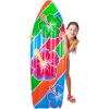 ArtCreativity Luau Surfboard Inflate, Inflatable Surfboard for Beach, Tropical and Luau Party Decorations, Inflatable Pool Toy for Kids and Adults, Beach Party Inflate(60″ X 20″)