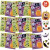 ArtCreativity Make Your Own Jack-O-Lantern Face Sticker Set – 24 Sheets – Customizable Halloween Stickers for Kids, Fun Crafts Classroom Activity, Best for Halloween Party Favors, Goodie Bag Fillers(24 Pack)