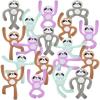 ArtCreativity Mini Bendable Sloth Toys, Set of 48, Bendable Animal Toys for Kids in Assorted Colors, Portable Stress Relief Toy for Kids, Fidget Toy for Boys and Girls and Zoo Party Favors