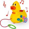 ArtCreativity Musical Duck Toy for Toddlers – Light-Up Baby Duck Toys with Sounds & Music – Pull Along Duck Toy for Kids, Babies & Toddlers – Fun Gift for Boys & Girls(Duck)