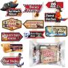 ArtCreativity Pirate Signs – 20 Pack – Pirate Theme Party Decor Supplies – Funny Pirate Skull Decorations & Directional Signs – Pirate Event Photo Booth Props for Birthday Celebrations, Parties