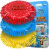 ArtCreativity Soft Water Frisbees for Kids, Soft Sports Discs (3 Pack), Beach Water Toys & Swimming Pool Toys for Kids, Backyard Fun Toy & Outdoor Summer Games, Birthday Gifts for Boys & Girls(Red  Blue & Yellow)