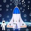 ArtCreativity Spaceship Bubble Toy – Outer Space Bubble Machine with Bubble Solution and Astronaut Figurine – Bubble Makers for Kids Outside Play – Space Toys for Kids – Galaxy Party Supplies
