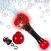 ArtCreativity T-Rex Bubble Wand Toys – Light Up Illuminating Dinosaur Bubble Maker Wand, Bubble Blower with Cool LED Effects for Kids, Batteries and Bubble Fluid Included, Great Gift Idea, Party Favor