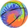 ArtCreativity Tie Dye Regulation Basketball for Kids, Bouncy Rubber Kick Ball for Backyard, Park, & Beach Outdoor Fun, Beautiful Rainbow Colors, Durable Outside Toys for Boys & Girls- Sold Deflated