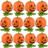 ArtCreativity Wind Up Pumpkin Halloween Toys, Set of 12, for Kids and Adults, Non-Candy Halloween Treats and Goodie Bag Fillers, for Hours of Fun and Active Play