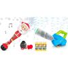 Light Up Xmas Santa Bubble Wand & Bubble Leaf Blower for Kids