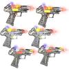 Ranger Hand-Gun Toy Set with Flashing Lights and Sounds by ArtCreativity, 6 Cool Futuristic Handguns, Pretend Play Toy Gun, Great Party Favor – Gift for Boys and Girls, Batteries Included