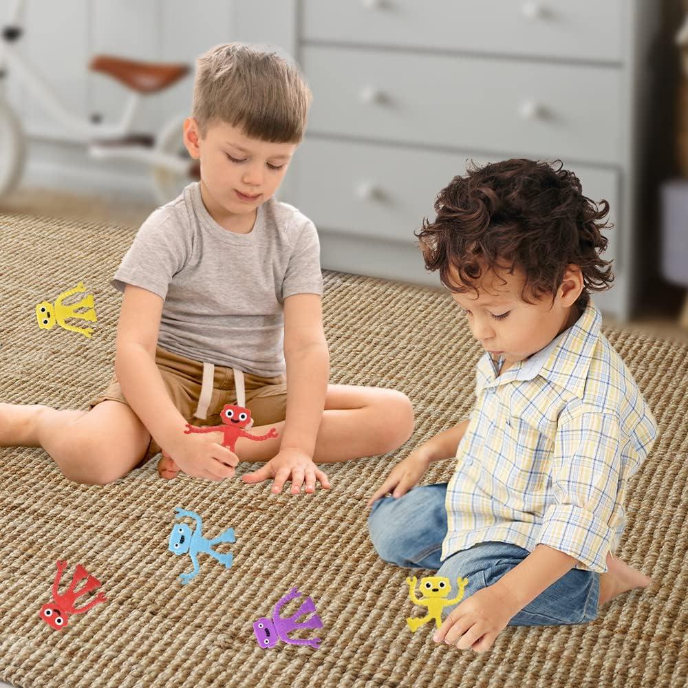 imageArtCreativity 48 Pcs Robot Toys Bendable Figure Toys for Kids 35 in 4 Vibrant Colors Robot Party Favors Toy Robots for Toddler Great for Birthday Party Favors Goodie Bag Stuffer Pinata Filler