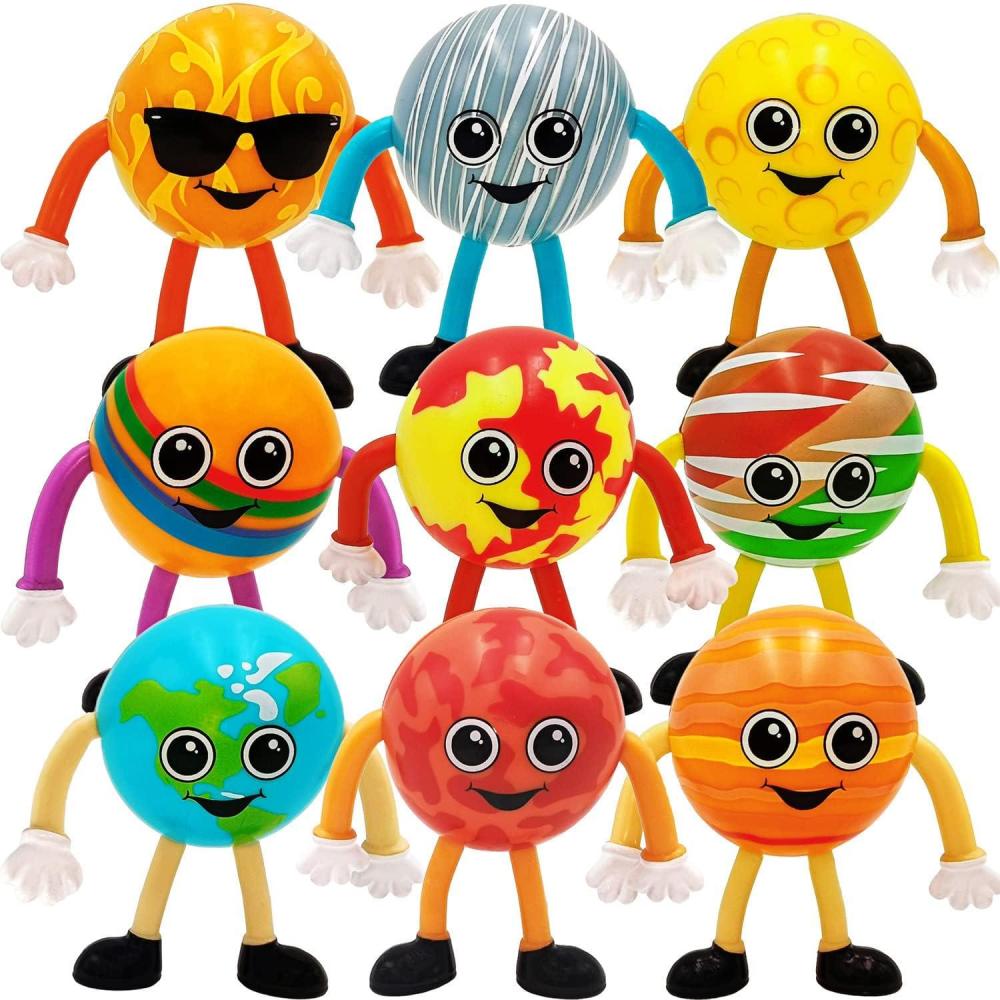 imageArtCreativity Bendable Planets Set of 11 Bendable Planet Toys for Kids Outer Space Party Favors for Boys ampamp Girls Stress Relief Fidget Toy Educational Toys for Kids Goodie Bag Stuffers