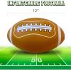 ArtCreativity 12 Pcs Inflatable Football for Football Party Decorations – Inflatable Blow Up Footballs with Touch Down Design – 12 Inches Long – Birthday Party Favors and Decor