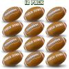 ArtCreativity 12 Pcs Inflatable Football for Football Party Decorations – Inflatable Blow Up Footballs with Touch Down Design – 12 Inches Long – Birthday Party Favors and Decor