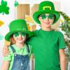 ArtCreativity 24 PCS St Patrick’s Day Shamrock Glasses – Saint Patricks Day Accessories with UV400 Protection for Irish Costume Party, Photo Props, Parade, Party Favors – Green Clover Sunglasses