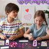 ArtCreativity 314 PCS Valentine’s Day Bookmark Craft Kit – Makes 24 Bookmarks – Valentine Crafts for Kids Classroom – Valentines Bookmark Craft Kit with Hearts, Glitter Stickers, Rhinestones, Ribbons