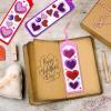 ArtCreativity 314 PCS Valentine’s Day Bookmark Craft Kit – Makes 24 Bookmarks – Valentine Crafts for Kids Classroom – Valentines Bookmark Craft Kit with Hearts, Glitter Stickers, Rhinestones, Ribbons