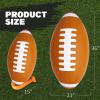 ArtCreativity 36″ Giant Jumbo Inflatable Football with Tee Stand – Large Inflatable Football for Sports Party Decorations – Blow Up Foot Ball Decor for Tailgates – Game Day Party Supplies