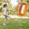 ArtCreativity 36″ Giant Jumbo Inflatable Football with Tee Stand – Large Inflatable Football for Sports Party Decorations – Blow Up Foot Ball Decor for Tailgates – Game Day Party Supplies