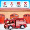 ArtCreativity 3D Puzzle Car Toy (Fire Truck) – Wooden Car Building Kit for Kids – STEM Wood Building Kit with Pullback Mechanism – Wooden Puzzle Model Car Kit – STEM Projects for Teens(Fire Truck)
