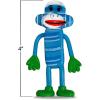 ArtCreativity 4 Inch Bendable Sock Monkey Toys – Set of 12 – Flexible Plastic – Birthday Party Favors for Boys and Girls – Stress Relief Fidget Toys for Kids