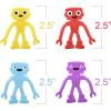 ArtCreativity 48 Pcs Robot Toys, Bendable Figure Toys for Kids 3-5 in 4 Vibrant Colors, Robot Party Favors, Toy Robots for Toddler, Great for Birthday Party Favors, Goodie Bag Stuffer Pinata Filler