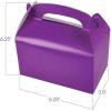 ArtCreativity Assorted Bright Color Treat Boxes for Candy, Cookies and Party Favors – Pack of 12 Cute Cardboard Boxes with Handles for Wedding, Birthday and Holiday Goodies