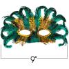 ArtCreativity Assorted Feather Mardi Gras Masks, Pack of 25, Feathered Masquerade Mardi Gras Party Favors, Supplies, and Decorations, Carnival Masquerade Costume Party Accessories for Kids and Adults