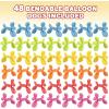 ArtCreativity Balloon Dog Bendable Toys Set of 48, Mini Dogs Toy in Assorted Colors, Mini Figures, Pinata Stuffers, Balloon Dog Party Favors, Goody Bag Fillers for Birthday Party Favors for Kids