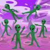 ArtCreativity Bendable Alien Figures, (Set of 12) Flexible Men, Birthday Party Favors for Boys and Girls, Stress Relief Fidget Toys for Kids and Adults, Goody Bag Stuffers, Piñata Fillers