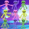 ArtCreativity Bendable Alien Toys, (Set of 48) Mini alien figures Bendy Toy for Kids, Alien Party Favors, Birthday Party Favor Goodie Bag Stuffers, Piñata Fillers, Stress Relief Fidget Toys for Kids