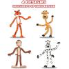 ArtCreativity Bendable Animal Figures – Set of 12 Flexible Zoo Toys, Fun Fidget Stress Relief for Kids, Animal Party Favors, Goody Bag Stuffers, and Piñata Fillers