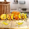 ArtCreativity Bendable Banana Figures, Set of 12 Fruit Shaped Bendy Figurines, Stress Relief Fidget Toys for Kids, Birthday Party Favors, Easter Basket Stuffers, Piñata Fillers for Boys and Girls
