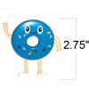 ArtCreativity Bendable Donut Figures, Set of 12, Bendable Toys for Kids, Donut Party Favors for Boys and Girls, Stress Relief Fidget Toys for Kids, Goodie Bag Stuffers, and Pinata Fillers