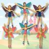 ArtCreativity Bendable Fairy, Set of 12 Flexible Fairy Princesses, Birthday Party Favors for Boys and Girls, Stress Relief Fidget Toys for Kids and Adults, Easter Basket Stuffers, Piñata Fillers