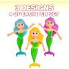ArtCreativity Bendable Mermaid Figures, Set of 12 Flexible Magical Figurines, Stress Relief Fidget Toys for Kids, Birthday Party Favors, Goodie Bag Stuffers, Piñata Fillers for Boys and Girls