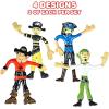 ArtCreativity Bendable Pirate Figures, Set of 12 Flexible Men, Birthday Party Favors for Boys & Girls, Stress Relief Fidget Toys for Kids and Adults, Goody Bag Stuffers, Piñata Fillers(4 inches)