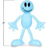 ArtCreativity Bendable Smile Figures – 12 Smiley Face Flexible Toys for Kids & Adults, Party Favors, Goody Bag Stuffers, Easter Basket & Piñata Fillers