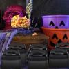 ArtCreativity Black Treat Boxes for Candy, Cookies and Party Favors – Pack of 12 Cookie Boxes, Cute Cardboard Boxes with Handles for Birthday Party Favors, Holiday Goodies