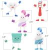 ArtCreativity Dental Bendable Assortment, Set of 5 Flexible Figurines, Stress Relief Fidget Toys, Goodie Bag Stuffers, Piñata Fillers, Party Favors for Kids, Dental Toys Giveaways
