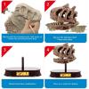 ArtCreativity Dinosaur Excavation Kit for Kids, 5.5” Stegosaurus Skull Excavating Set with Fossil Digging Tools and Stand, Fun Science Activity Toy, Educational Dinosaur Gift for Boys and Girls(Carnotaurus)