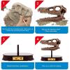 ArtCreativity Dinosaur Excavation Kit for Kids, 5.5” Stegosaurus Skull Excavating Set with Fossil Digging Tools and Stand, Fun Science Activity Toy, Educational Dinosaur Gift for Boys and Girls(Velociraptor)