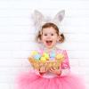 ArtCreativity Easter Bunny-Costume-Accessories, 3 Piece Set, Bunny Outfit with Plush Ears, Tail, and Bowtie, Bunny Ears Headband Set for Kids and-Adults-for Easter, Halloween, and Dress Up Fun