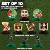ArtCreativity Football Centerpieces for Table – Set of 10 – Sports Football Party Table Centerpiece Decoration – Football Table Party Supplies for Tailgates – Football Birthday Party Centerpiece Decor