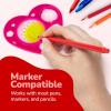 ArtCreativity Heart Shaped Spirographs – Set of 24 – Spiral Arts and Craft Set with Stencils & Geometry Gears for Kids & Adults – Drawing Design Art Toy Kit – Children Art Supplies