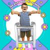 ArtCreativity Large Kids Inflatable Walker – 1 Piece – 33.5 Inches – Gray Blow Up Walker – Over The Hill Party Decorations – 40th, 50th, 60th Birthday Decorations – 100 Days of School Costume