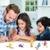 ArtCreativity Mini Bendable Duckies, Set of 48, Fidget Ducky Toys for Kids in 4 Vibrant Colors, Fidget Toys for Kids for Stress Relief, Great as Carnival Birthday Party Favors and Pinata Stuffers